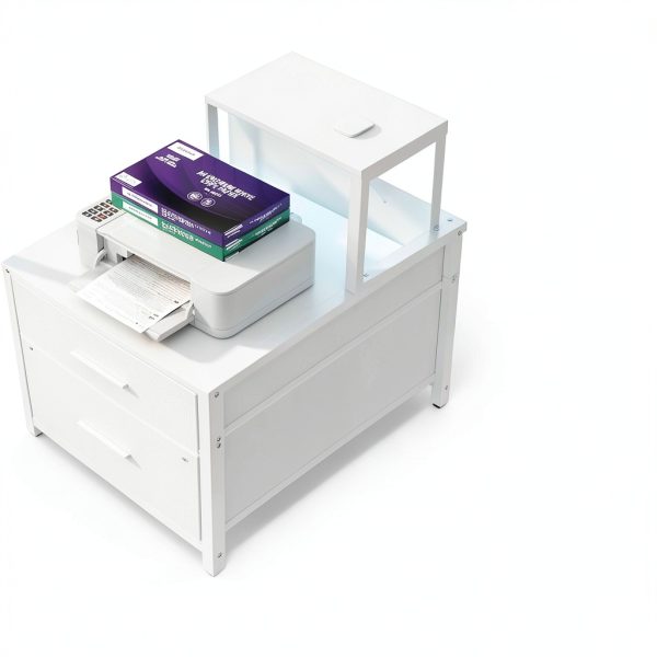 Aheaplus L Shaped Desk with Power Hub LED Gaming Office-3