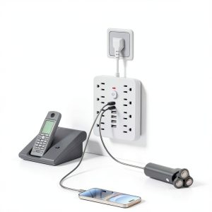 Pavo 14-in-1 Power Strip Surge Protector USB Charging-0