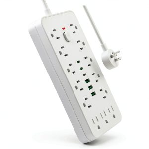 Pavo 19-in-1 Surge Protector Compact Design USB-C Charging-0