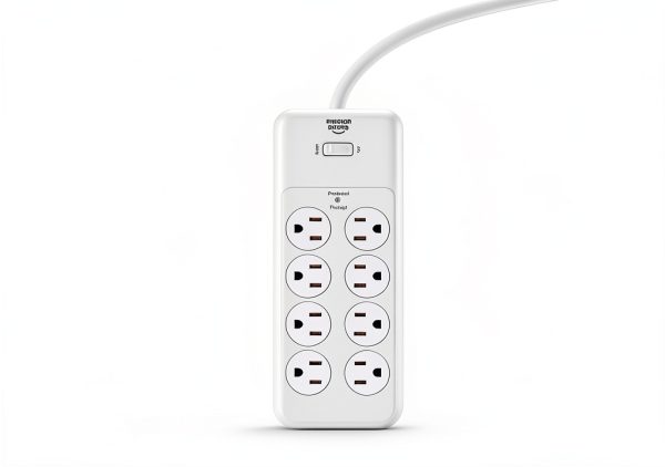 Pavo Surge Protector Power Strip 12 Outlet Black White-1