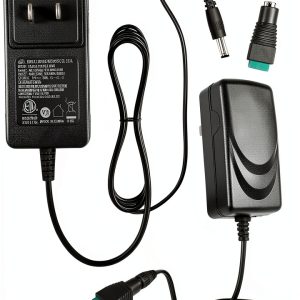HQRP 12V 1A AC Adapter 2-Pack LED Strip Power Supply-0