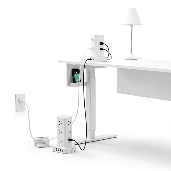 16-in-1 Power Strip Tower Surge Protector USB Charging-3