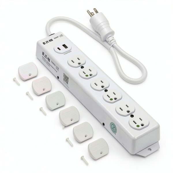 Safe-IT Medical Grade Power Strip with USB Charging-3
