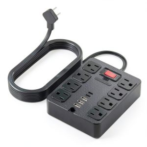 Power Strip 13 Outlet Surge Protector USB Charging Station-0