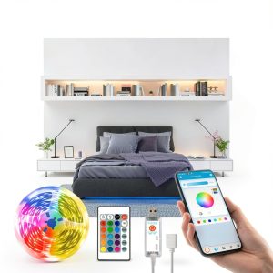 Tuya Smart LED Strip 16M Colors Music Sync Gaming Room-0