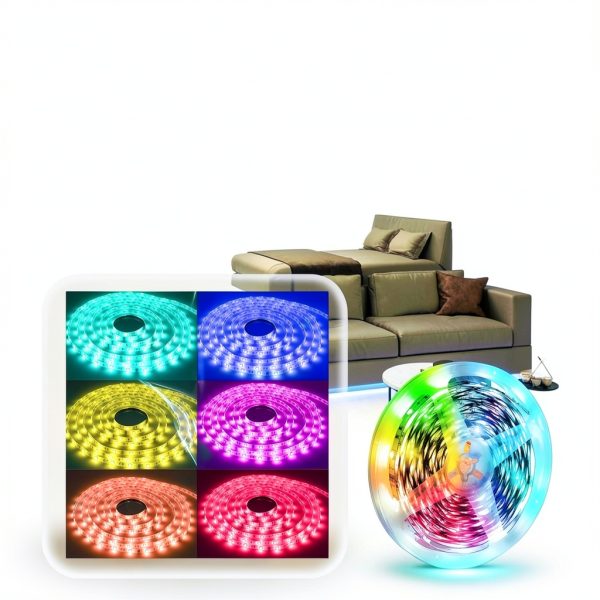 Smart LED Strip Light 16M Colors Tuya App Control USB-3