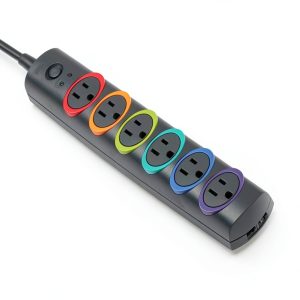 Kensington Surge Protector 6 Outlets 8ft Cord SmartSockets-0
