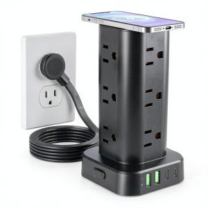 Power Strip Tower 17-in-1 Charging Station with Wireless-0