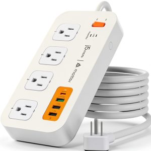 JSPAC4430 Smart Power Strip Matter Certified 30W Charging-0