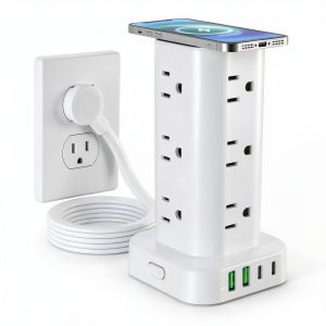 Power Strip Tower 17-in-1 Charging Hub Home Office-0