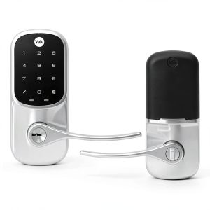 Yale Assure Lever Touchscreen Smart Lock – Black Suede & Satin Nickel-0