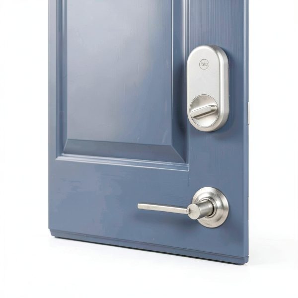 Yale Approach Smart Lock with WiFi Black and Silver Retrofit Deadbolt-4