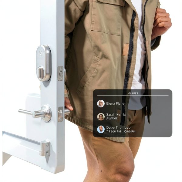Yale Approach Smart Lock with WiFi Black and Silver Retrofit Deadbolt-6